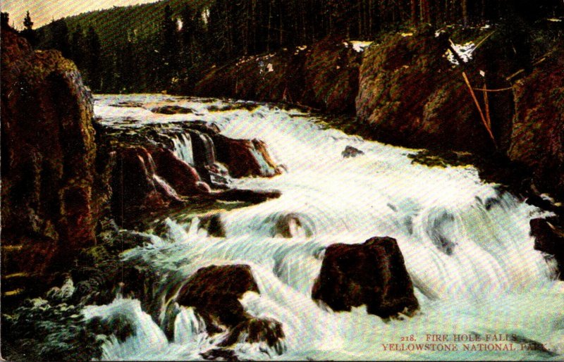 Yellowstone National Park Fire Hole Fall