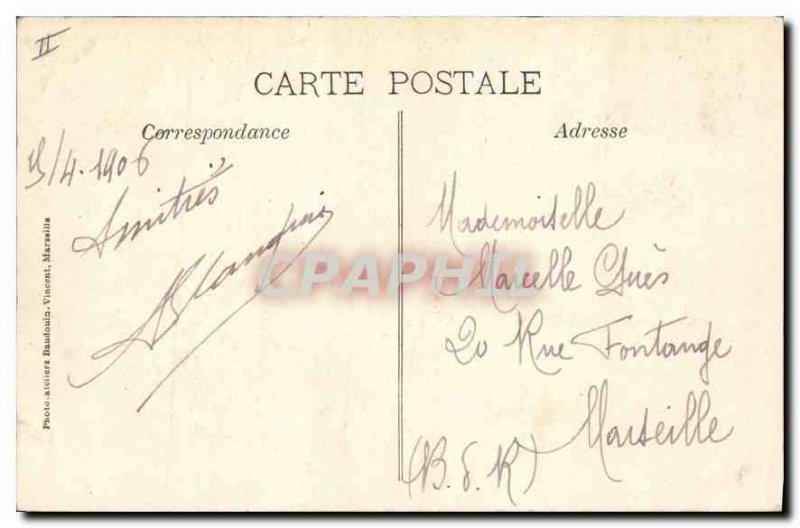 Old Postcard Tarascon Chateau du Roi Rene