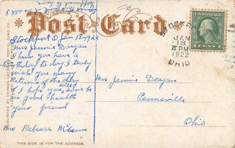 LPS68 Canton Ohio OH Postcard Large Letter