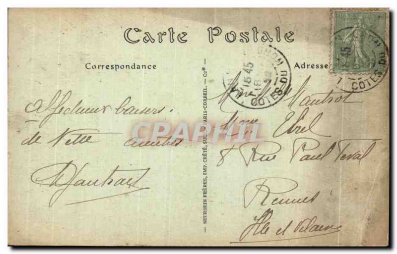 Old Postcard Tregastel Descent to the Sea of ​​Castel Saint Anne