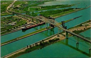 Sault Ste Marie International Bridge Joining Canada and United States