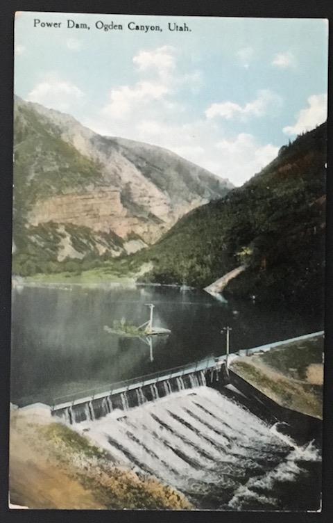 Power Dam Ogden Canyon Utah Souvenir Novelty Co 621