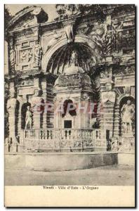 Postcard Old Tivoli Villa d & # 39Este L & # 39Organo