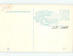 Divided-Back PENNANT POSTCARD Knox Indiana IN HM5316