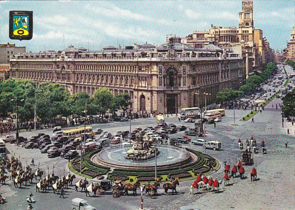 Cibeles and Alcala Street Madrid Spain