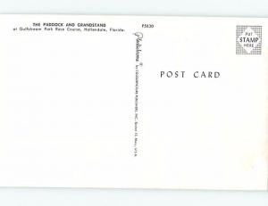 Pre-1980 RACETRACK Hallandale - Near Miami Florida FL ho6289