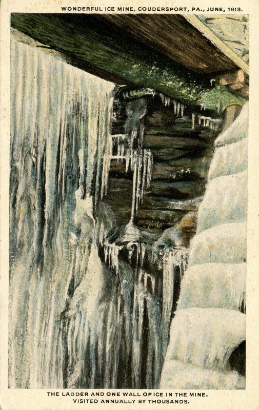PA - Coudersport. Ice Mine in June 1913