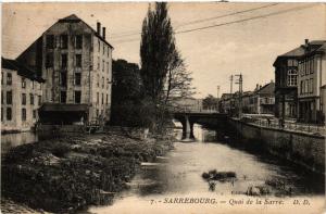 CPA SARREBOURG - Quai de la Sarre (386407)
