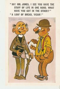 Ah! Mr. Jones, I see you have .. Humorous old vintage Englisn, artist drawn PC