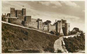 Valentine's Postcard England historical landmark Dover Castle