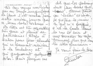 B52317 Aachen Postwagen   germany