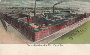 IN, Fort Wayne, Indiana, Wayne Knitting Mills, Aerial View