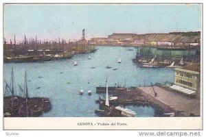 Sailboats, Veduta Del Porto, Genova (Liguria), Italy, 1900-1910s