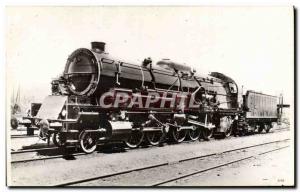 Postcard Old Train Locomotive PLM E 55