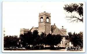 RPPC PIERRE, South Dakota SD ~ M.E. CHURCH Miller Studio Phtoto Postcard