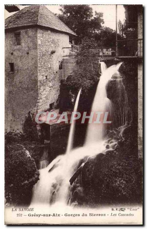 Gresy sur Aix - Gorges Sierroz - Old Postcard