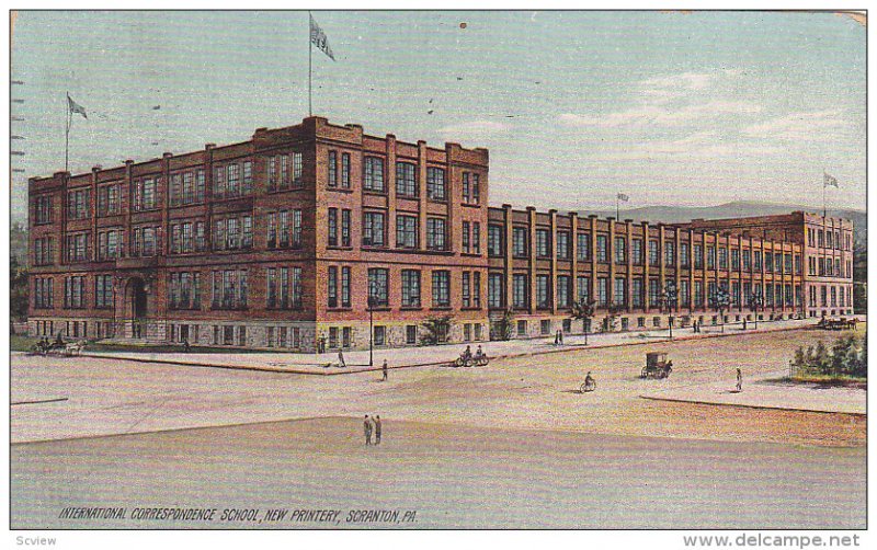 SCRANTON, Pennsylvania, PU-1911; International Correspondence School