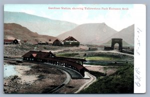 SACRAMENTO CA GARDINER RAILROAD DEPOT ANTIQUE POSTCARD RAILWAY TRAIN STATION