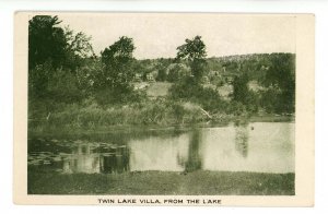 NH - New London. Twin Lake Villa from the Lake