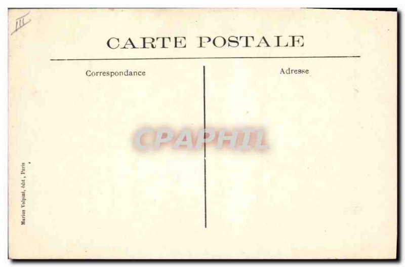 Old Postcard Blaise Pascal in Clermont Ferrand