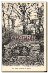 Old Postcard Paris Montmartre Calvary