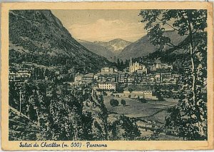 31737 AOSTA province vintage postcard - CHATILLON-