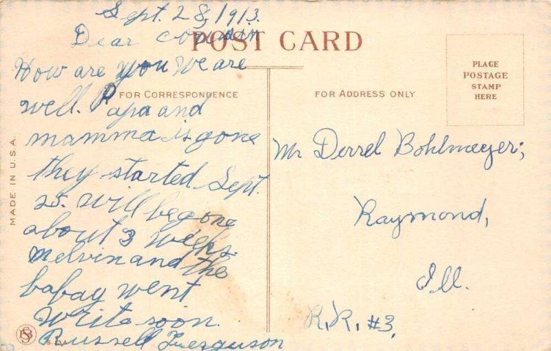 Miles City Montana Greetings Dutch Boy Vintage Postcard AA87523