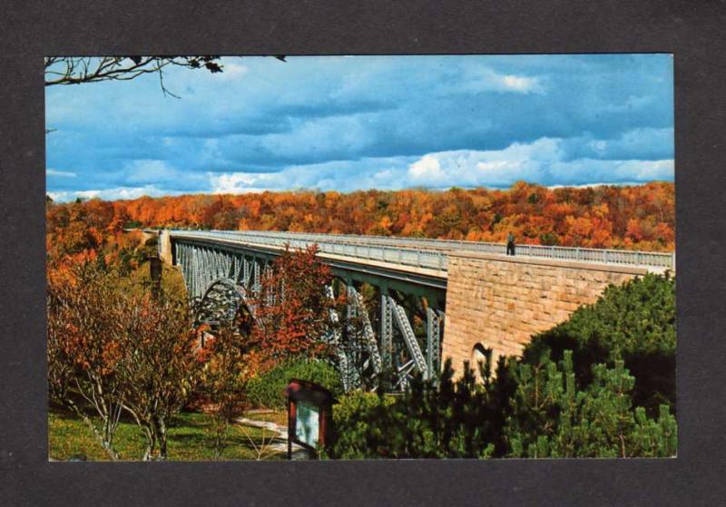 MI Cut River Bridge Epoufette Brevort Upper Peninsula Michigan Postcard PC