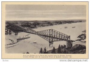 Quebec Bridge over St. Lawrence River at Quebec, Canada, 00-10s