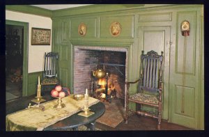 Shelburne Museum, Vermont/VT Postcard, Prentis House/Parlor