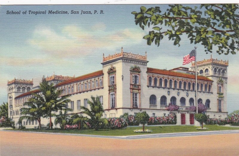 Puerto Rico San Juan School Of Tropical Medicine Curteich sk3352