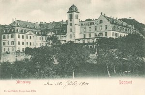 BOPPARD GERMANY~MARIENBERG CONVENT~1900s SZESZTOKAT PHOTO POSTCARD