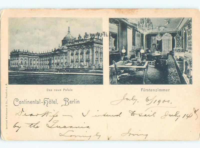 Pre-1907 NICE VIEW Berlin Germany i5413