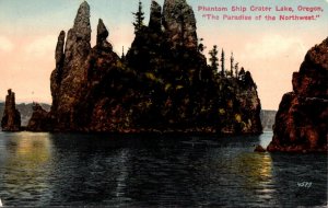 Oregon Crater Lake Phantom Ship 1919