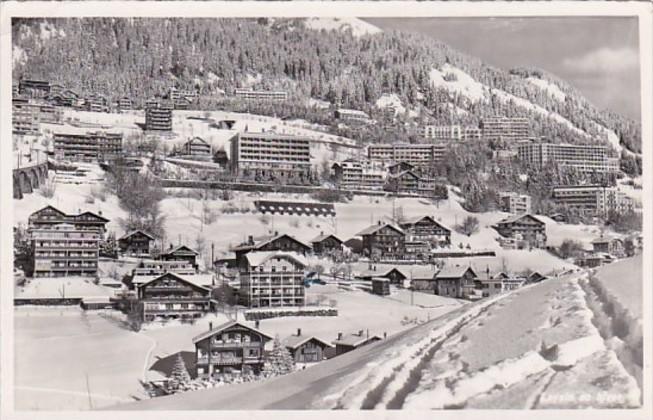 Switzerland Leysin im Winter 1951 Photo
