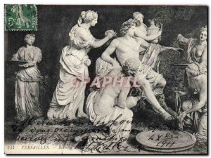 Postcard Old Baths of Versailles & # 39Apollon