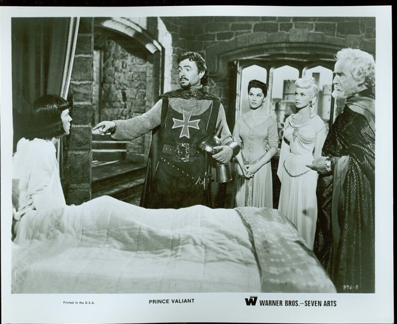 Movie Still, Prince Valiant, James Mason, Janet Leigh, Debra Paget,Robert Wagner