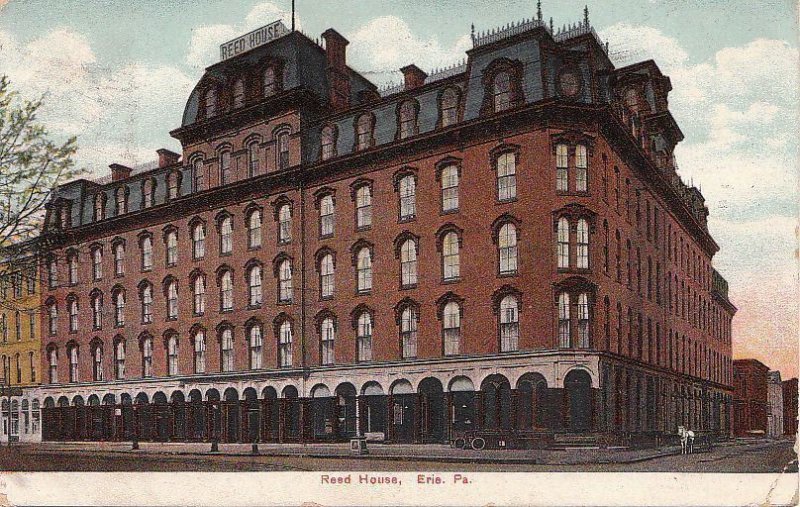 Postcard Reed House Erie PA 1907