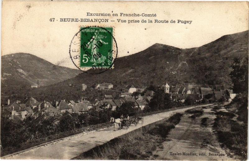 CPA BEURE - BESANCON - Vur prise de la Route de Pugey (183001)