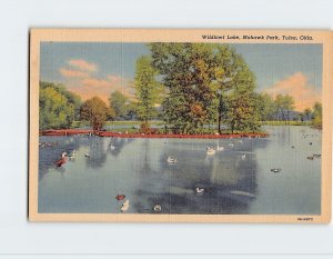 Postcard Windfowl Lake, Mohawk Park, Tulsa, Oklahoma