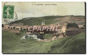 Old Postcard Louvesc the Pond Area