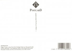 Worcestershire Postcard - Edgar Tower, Worcester   RRR448