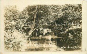 Nebraska Valentine Minnechaduza Park C-1910 RPPC Photo Postcard 22-1474