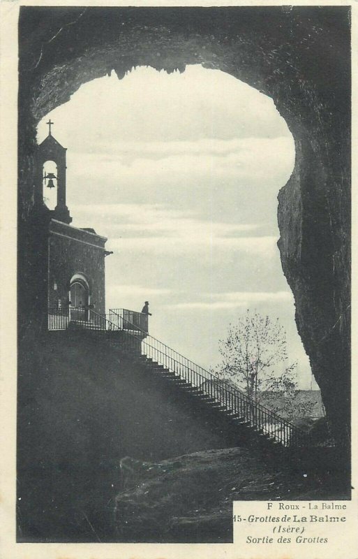 France Isere La Balme grotte cave entrance chapel belfry