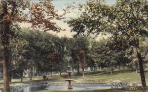 Maine Bath Scene In City Park 1910