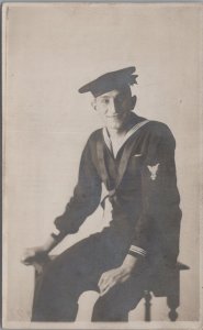 RPPC Postcard Military John Sprang US Naval Forces Navy