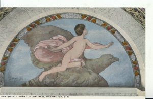 America Postcard - Ganymede - Library of Congress Washington - D.C - Ref ZZ6057