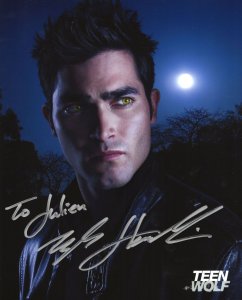 Tyler Hoechlin Teen Wolf 10x8 Hand Signed Photo