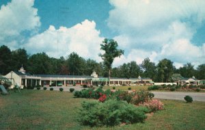 Vintage Postcard 1950 Jarrett Motel And Restaurant South Side Virginia's Finest