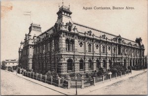 Argentina Buenos Aires Aguas Corrientes Vintage Postcard C139